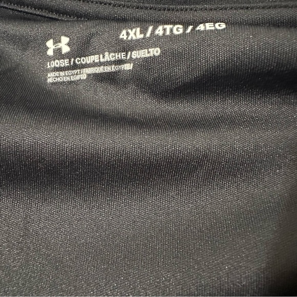 Under Armour Black Short Sleeve Tee Performance Fit - Picture 3 of 4